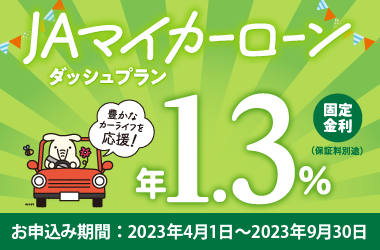 JAマイカーローンダッシュプラン